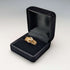 1890s British Antique K18 Gold Belt Design Ring, 4.5g (Size 20)