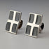 British Vintage Sterling Silver Flag Design Cufflinks - St. Justin