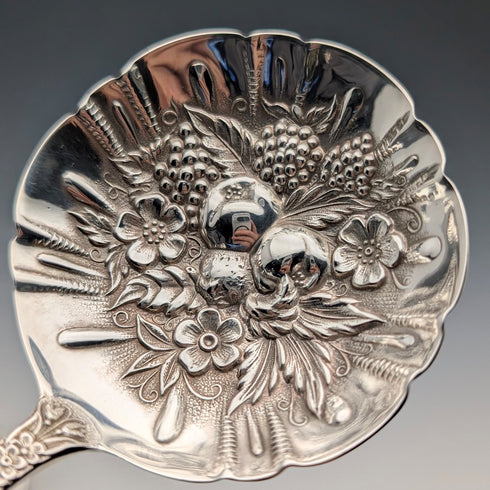 米国アンティーク 純銀製 ベリースプーン 大小ペア 計111g S. Kirk &Son