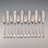 Pair of 6 antique silver-plated fish cutlery sets, circa 1900, Allen & Darwin, England.
