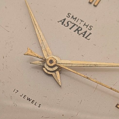 1950s British Vintage Smiths Astral Men's Watch, 17 Jewels Mechanical Movement, serviced September 2025.
