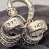 Vintage Sterling Silver Byzantine Chain Necklace, 42cm, 47g