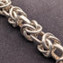 Vintage Sterling Silver Byzantine Chain Necklace, 45cm, 46g, BJB