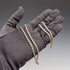 British Vintage Sterling Silver Twist Chain Necklace, 60cm, 15.7g
