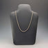 Vintage Sterling Silver Spiga Chain Necklace, 50cm, 20.5g