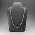 Vintage 800 Sterling Silver Knot Chain Necklace & Bracelet, Total 63g