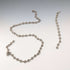 Vintage 800 Sterling Silver Knot Chain Necklace & Bracelet, Total 63g