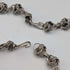 Vintage 800 Sterling Silver Knot Chain Necklace & Bracelet, Total 63g