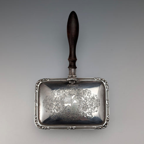 英国ヴィンテージ シルバープレート製 小型サイレントバトラー Barker Ellis