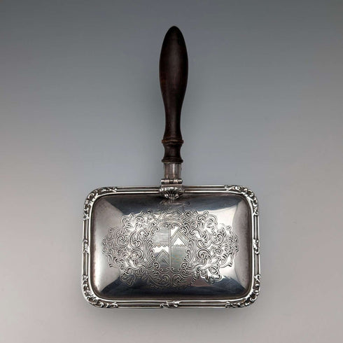 British Vintage Silverplate Small Silent Butler by Barker Ellis
