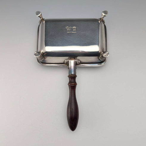 British Vintage Silverplate Small Silent Butler by Barker Ellis