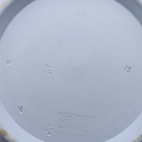 英国ヴィンテージ ウェッジウッド ティーポットジャスパーウェア ペールブルー