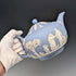 英國復古韋奇伍德茶壺 Jasperware 淡藍色