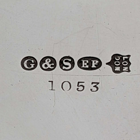 1875年頃 英国アンティーク シルバープレート製 ビスケットバレル George Goodfellow&Sons