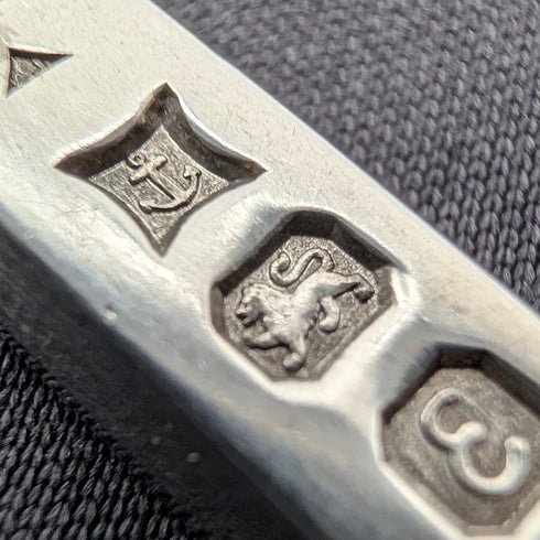 1979年 英國復古 純銀製 小型銀錠吊墜附純銀項鍊 總重4.4g