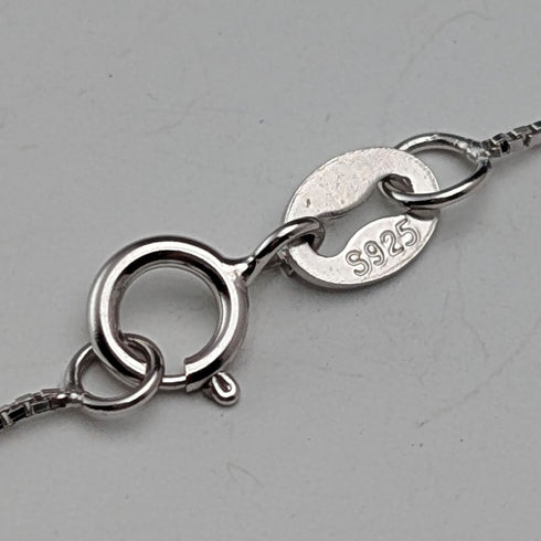 1979年 英國復古 純銀製 小型銀錠吊墜附純銀項鍊 總重4.4g