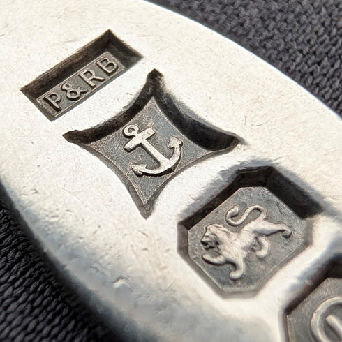 1978年 英國復古 純銀製 小型橢圓形銀錠吊墜附純銀項鍊 總重4.4g