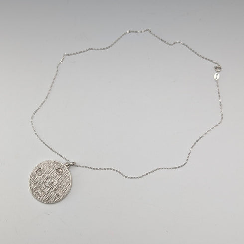 1977年 英國 純銀製 紀念銀章型吊墜 附純銀項鍊 總重15.9g