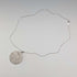 1977 UK Sterling Silver Jubilee Medal Pendant with Sterling Silver Necklace Total 15.9g