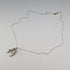 Vintage Boy & Girl Silver Charm Pendant with Pure Silver Necklace Total 6.2g
