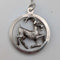 Vintage Boy & Girl Silver Charm Pendant with Pure Silver Necklace Total 6.8g