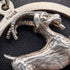 Vintage Boy & Girl Silver Charm Pendant with Pure Silver Necklace Total 6.8g