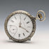 19th century antique LABRADOR (Omega) pocket watch with relief engraving, open face, in good working condition