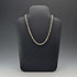 Vintage Sterling Silver Byzantine Chain Necklace, 46cm, 47g
