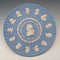 英国 ウェッジウッド ジャスパーウェア製 J.ウェッジウッド生誕250年記念プレート 直径21cm