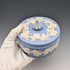 Vintage British Wedgwood Jasperware Round Bonbonniere in Pale Blue