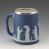 1917 Wedgwood/Elkington Jasperware Mug, Silver Plated, Royal Blue