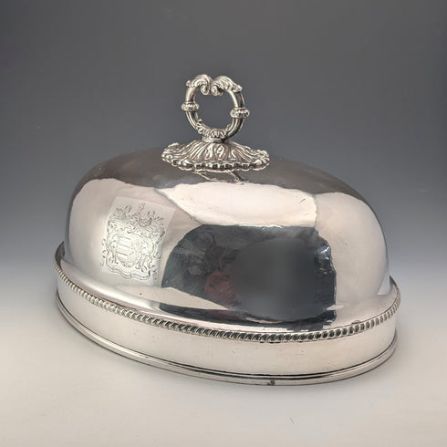 英國古董謝菲爾德老式瓷質鐘罩,約1810年