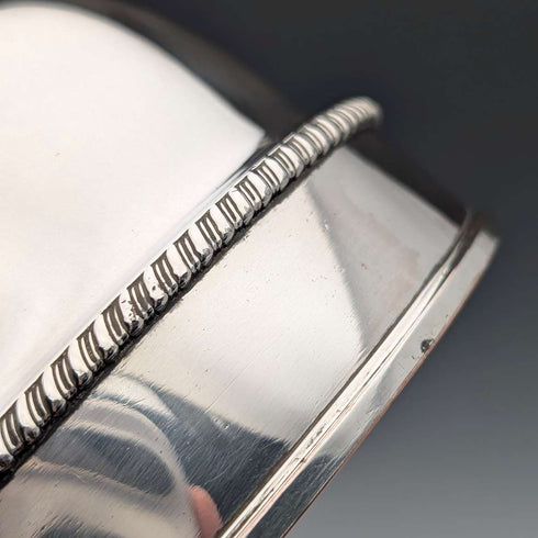 Antique English Cloche, circa 1810, made of Old Sheffield Plate.