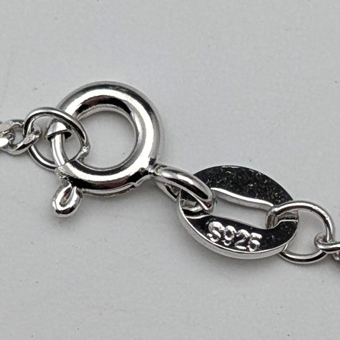 復古聖克里斯多福純銀獎章吊墜②,搭配純銀項鍊,總重5.6克