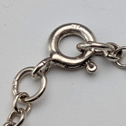 ヴィンテージ ブルドッグヘッド 純銀製ペンダント 純銀ネックレス付 計13.5g