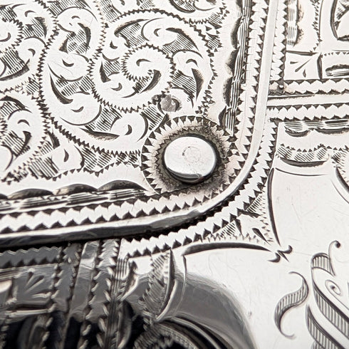 1905年英國古董純銀信封式卡片盒,52克,Adie & Lovekin