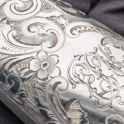 1903年英國古董純銀眼鏡盒,80克,Levi & Salaman