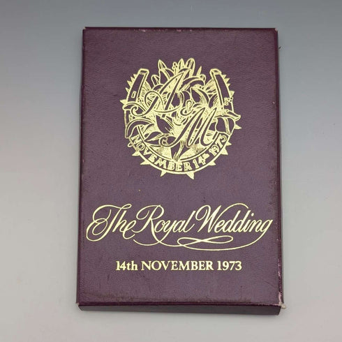 1973 Princess Anne's Wedding Commemorative Pure Silver Coin 6-Coin Set, Silver Weight 50g, Ppbjoy Mint ltd