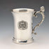 1977 Queen Elizabeth II of the United Kingdom 25th Anniversary of Coronation Jubilee Sterling Silver Mug, 302g, Birmingham Mint, with box and instruction manual, excellent condition.