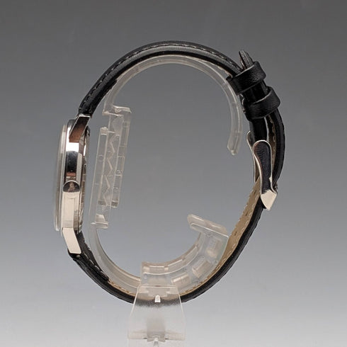 1960s Garrard (UK) Men's Watch, Stainless Steel Case, 17 Jewels Mechanical Movement, with Original Box, Good Working Order.