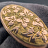 Vintage oval rolled gold cufflinks