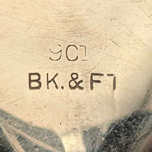 英國復古9克拉黃金心型吊飾盒,搭配玫瑰金項鍊