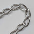 1911 British Antique Sterling Silver Albert Chain, 59g, South African 1 Shilling Coin Fob