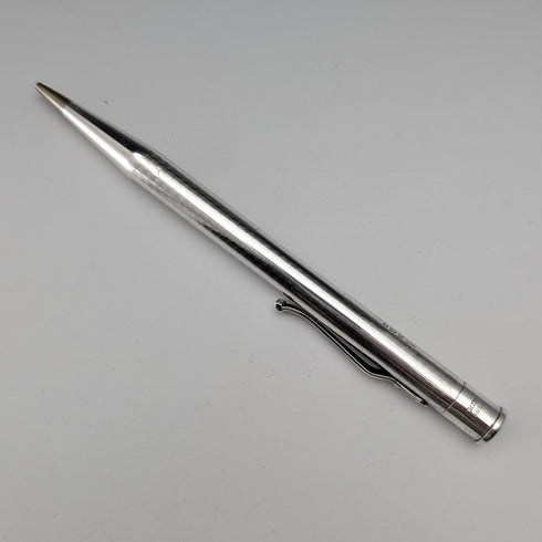 1947年英國Yard O' Red純銀推拉式鉛筆,附筆盒