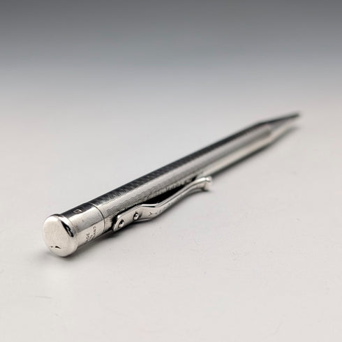 1947年英國Yard O' Red純銀推拉式鉛筆,附筆盒