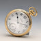 1919 Waltham Traveler pocket watch with gold-plated case, mechanical movement, in good working order.