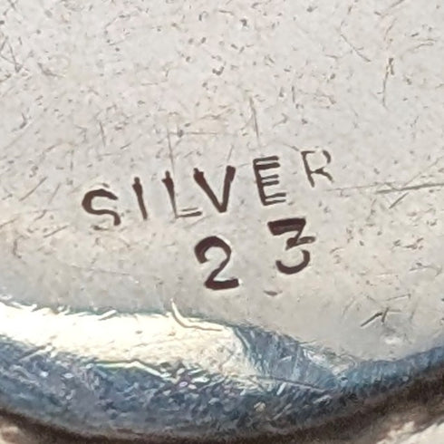 復古純銀蝴蝶翅膀吊墜搭配純銀項鍊 ①