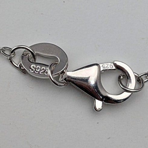 復古純銀蝴蝶翅膀吊墜搭配純銀項鍊 ①