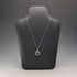 British Vintage Sterling Silver Butterfly Wing Pendant with Sterling Silver Necklace ②