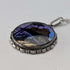 Vintage sterling silver butterfly wing pendant with sterling silver necklace (4)